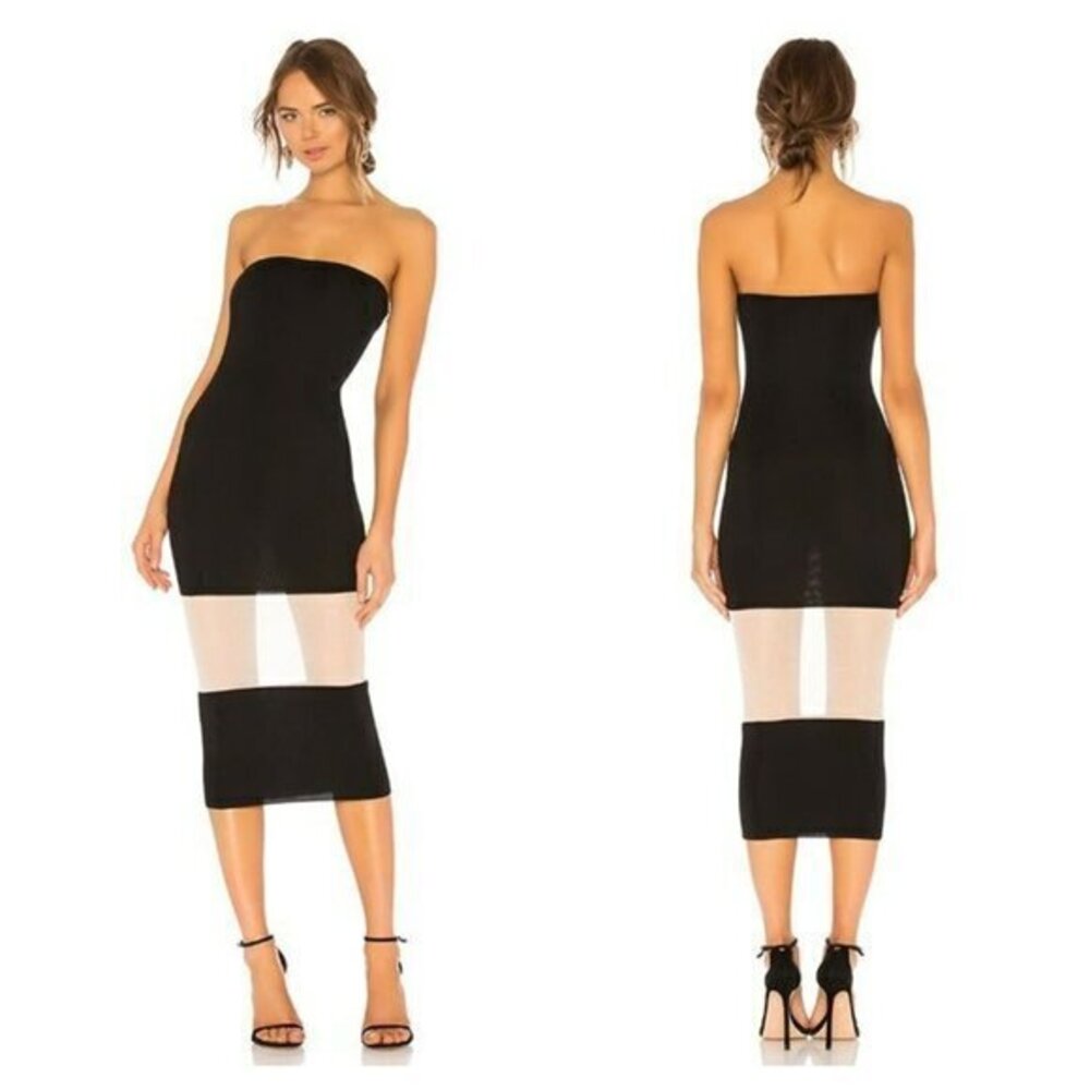 NBD Primrose Midi Dress - Black